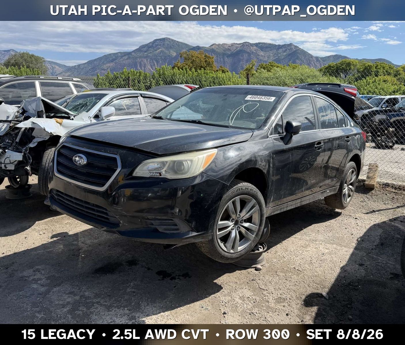 New Arrival - 2015 Subaru Legacy Parts - UTPAP Ogden
