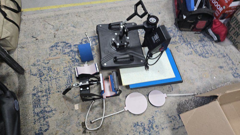 heat press for vinyl or 3d prints