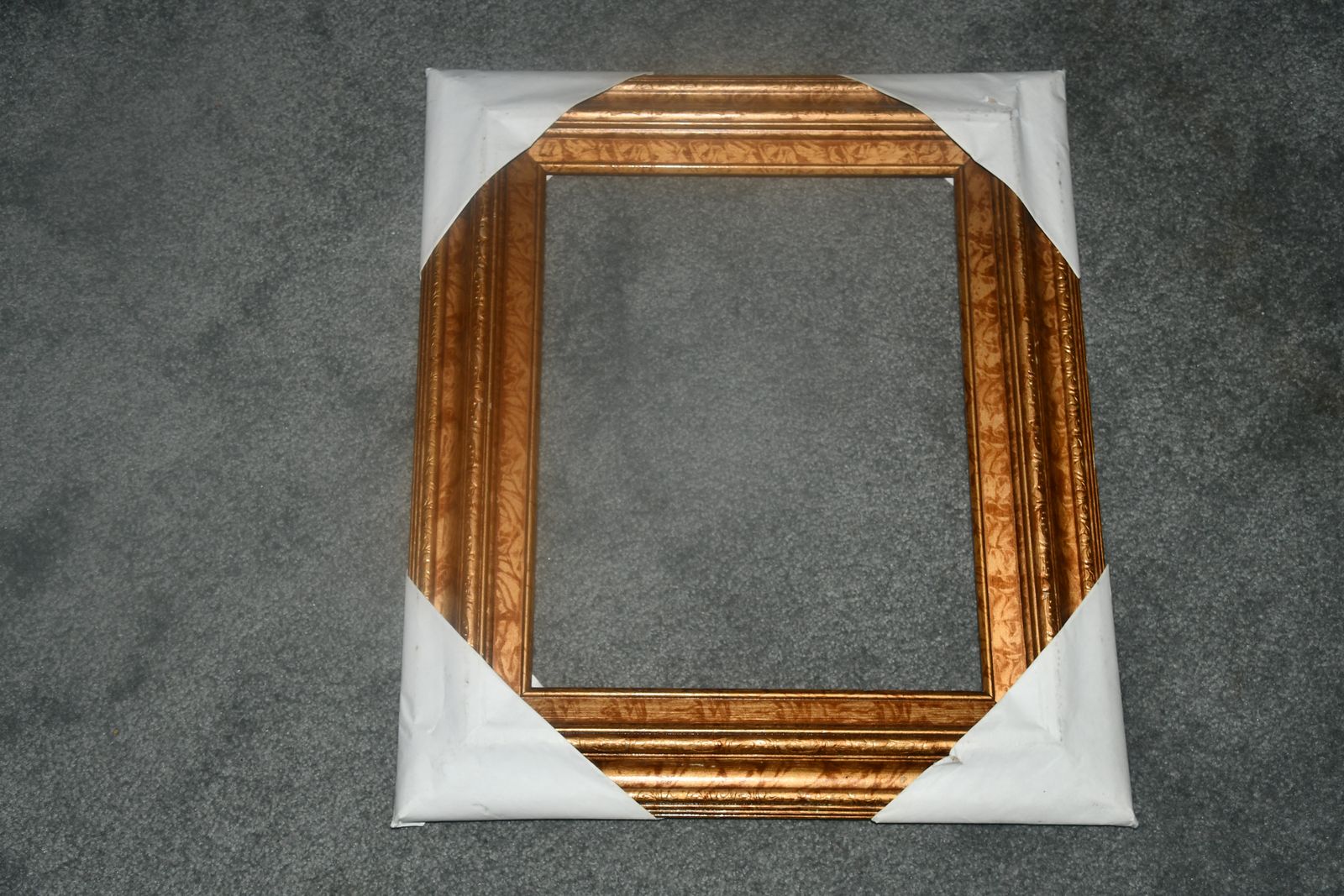 NEW ~BEAUTIFUL LARGE WOOD FRAME ~ GOLD with PATTERN ~ 17" x 20" ~ VERY NICE ~ QUALITY ~ $5