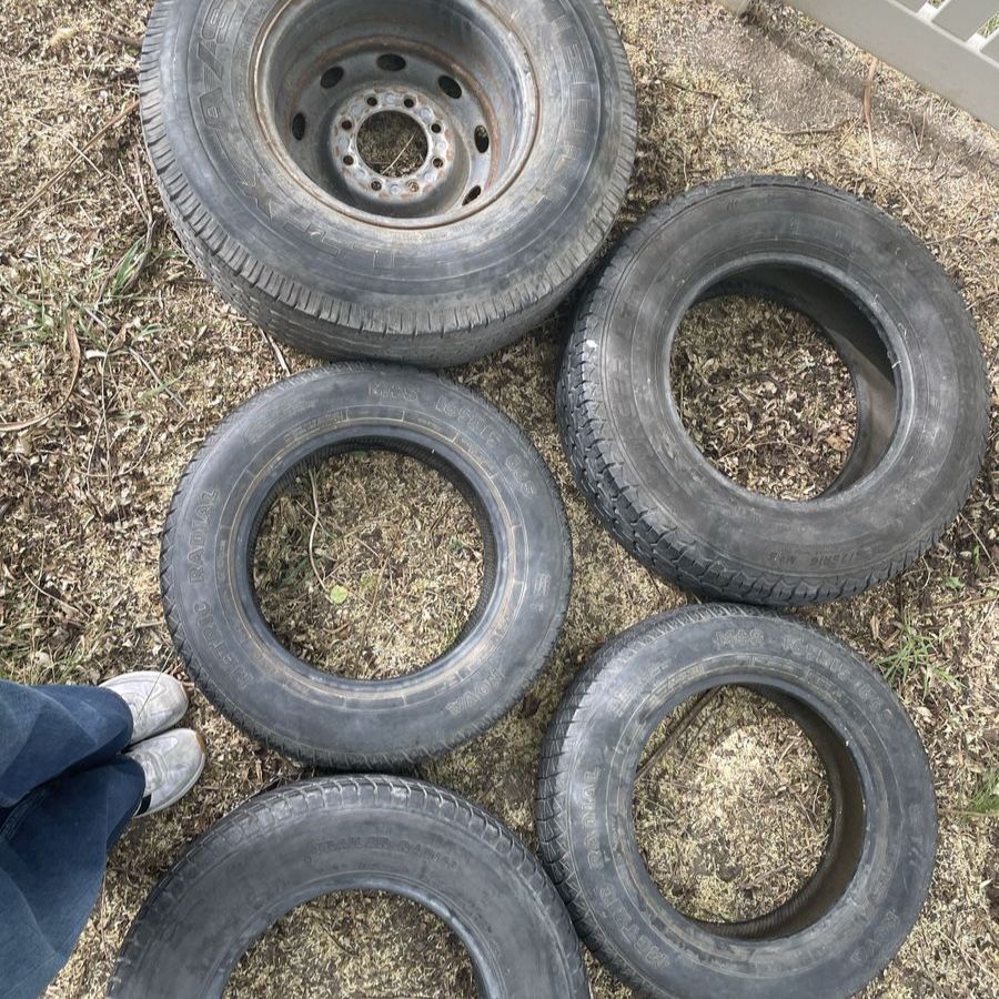 5 Large Tires