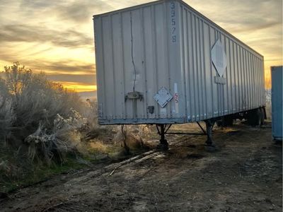 45' Aluminum Shell Semi Storage Trailer - Used