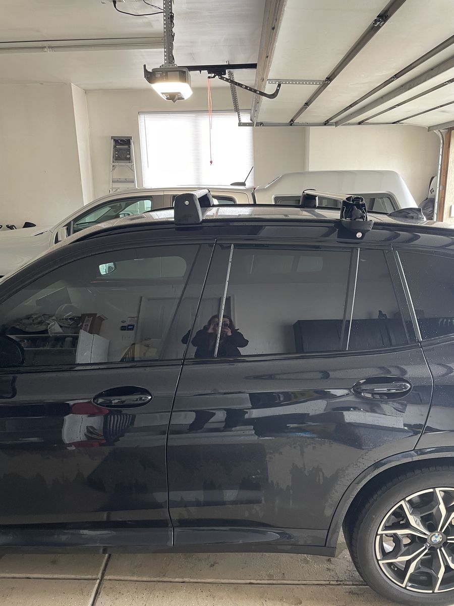 BMW OEM Roof Rack with Ski/snowboard mount (NO professional install required :))