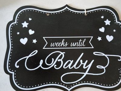 baby shower plaque