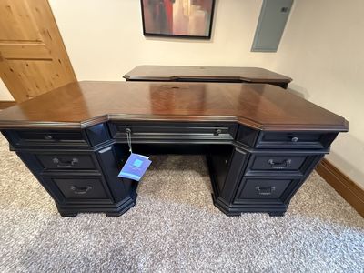Brand New! 72" Flexsteel Eastchester Executive Desk with Electrical Port