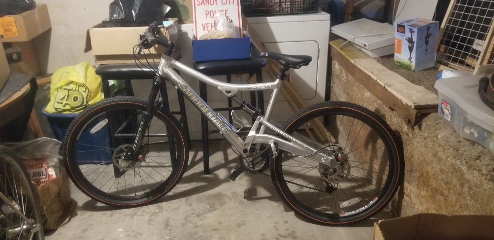 Cannondale Rush Full Suspension Mountain Bike - Silver