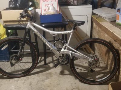 Cannondale Rush Full Suspension Mountain Bike - Silver