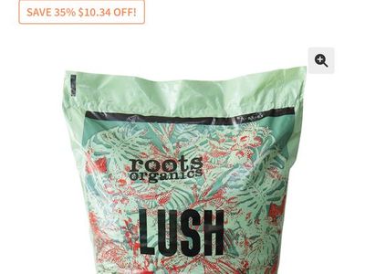 organic nutrient Potting MIx LUSH 1.5 Cubic Feet