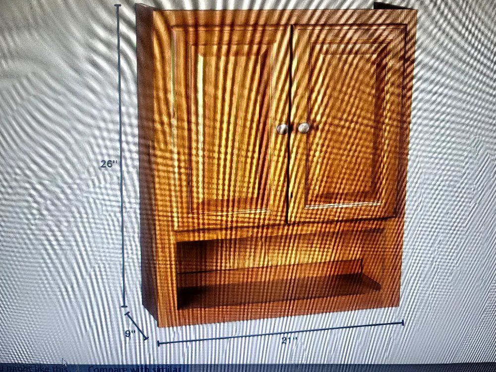 Brand new oak veneer cabinet