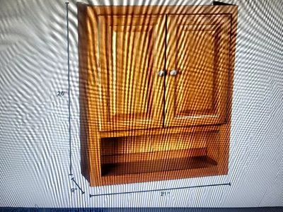 Brand new oak veneer cabinet