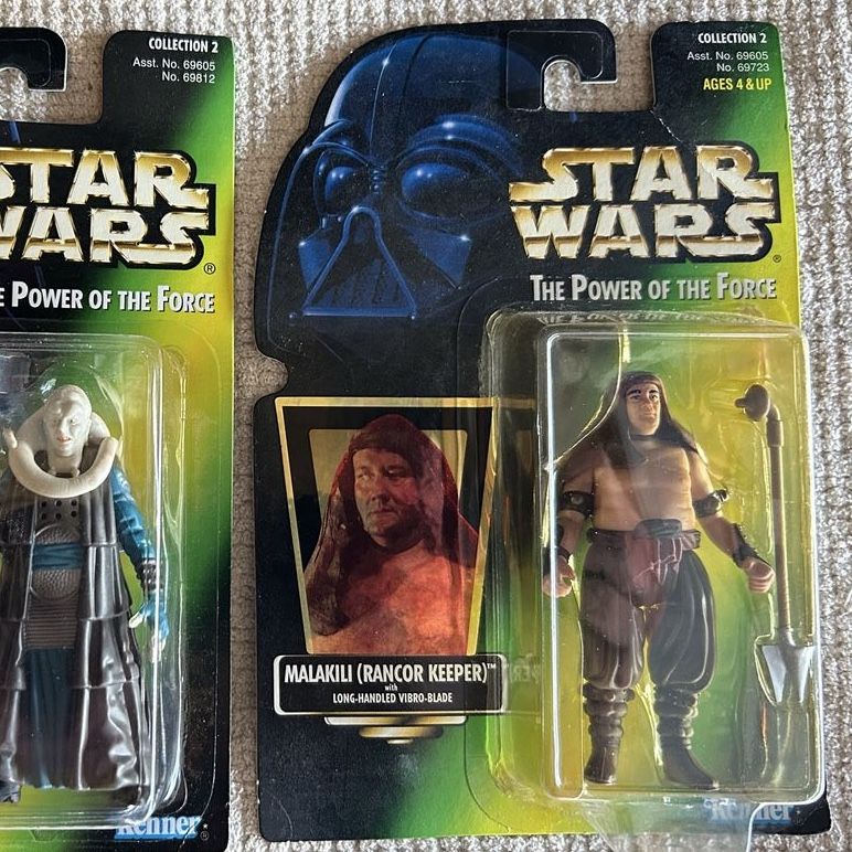 90’s Vintage Star Wars The Power of the Force Mallatobok (Brakkar) Action Figure 1997 Kenner