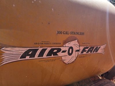 Air-O-Fan SR-II 32 300 Gallon Stainless Steel Orchard Sprayer