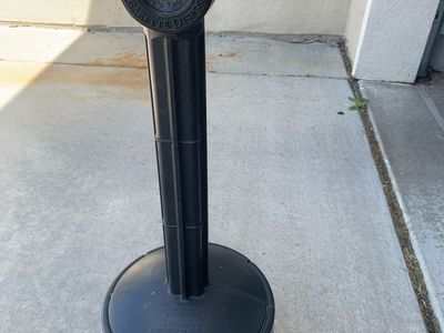 Justrite Personal Smoker's Cease-Fire Outdoor Ashtray, good condition.