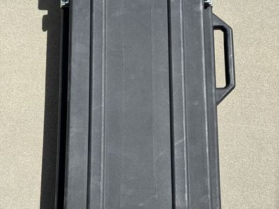 HEAVY DUTY PLASTIC TELESCOPING ADJUSTABLE HARD TRAVEL CASE for COMPOUND BOW RIFLE GUN