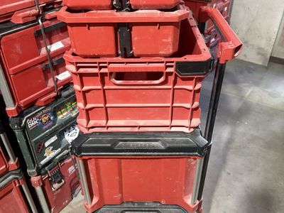Stacked set tool boxes