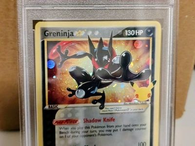Pokémon Celebrations PSA 9 Greninja Gold Star Promo Pokemon Card