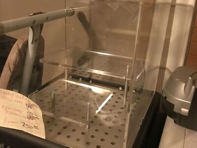 Oakley display case freestanding pedestal display case with KEYS and locking Storage stand