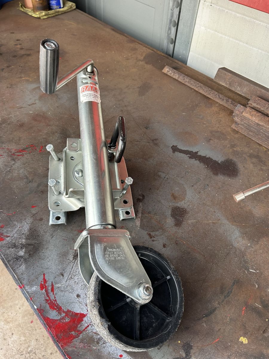 RAM 1200 Series Trailer Jack - 1200lb Lift Capacity, Strong & Reliable
