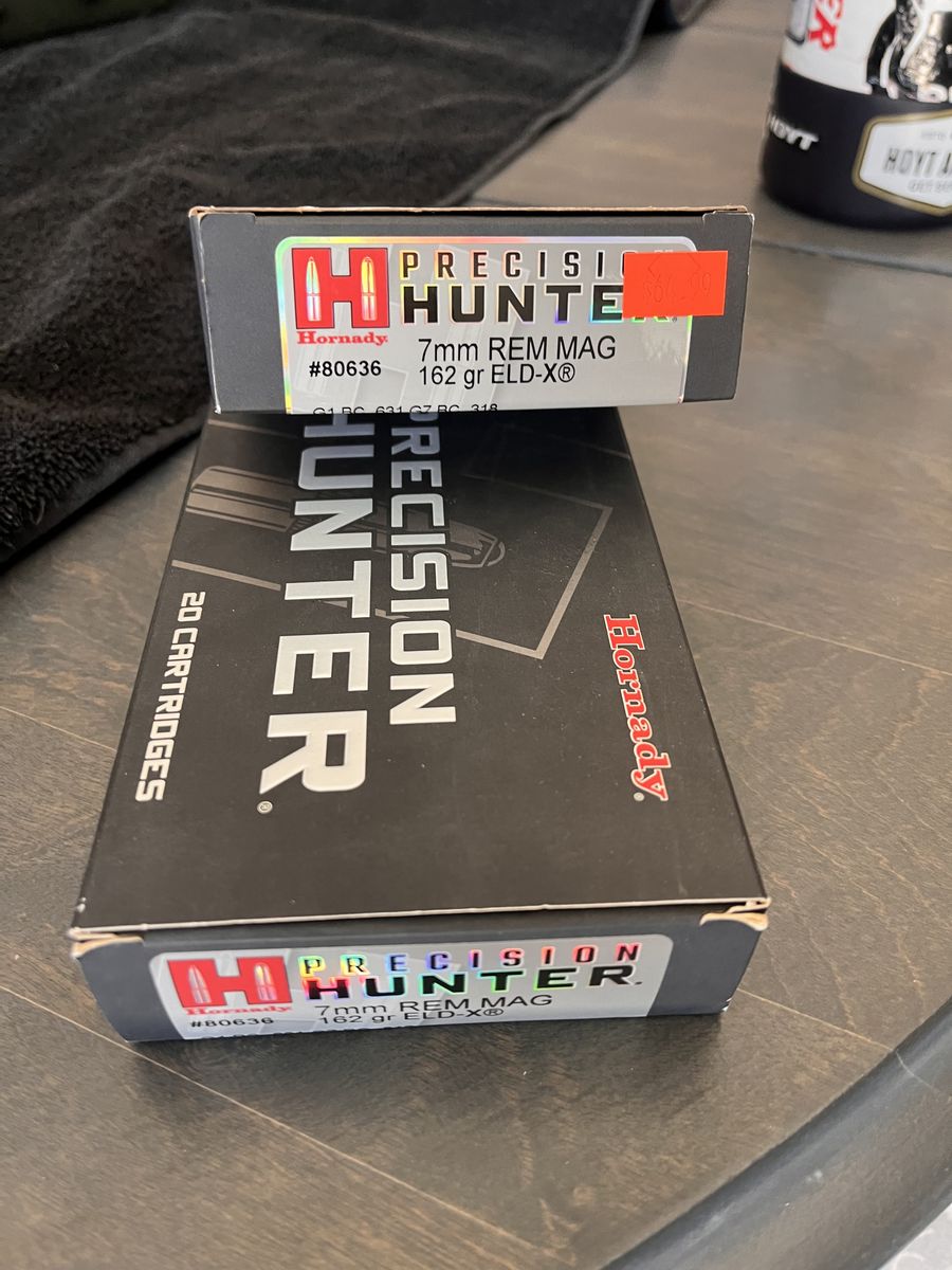 7mm Mag Hornady 162 ELDX Precision Hunter