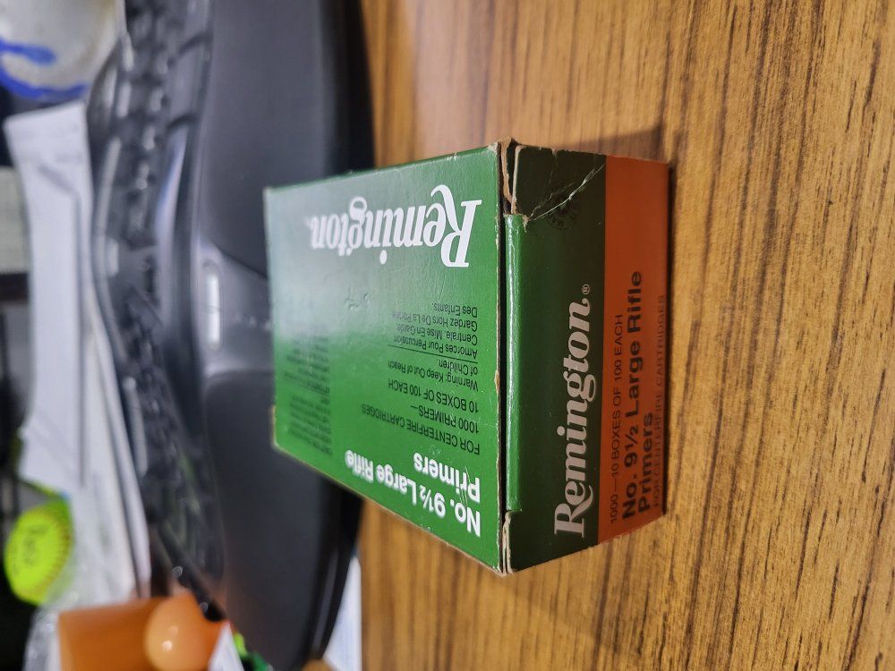 Remington 9 1/2 large rifle primers trade for spp