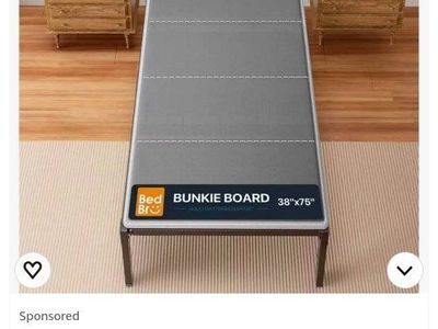 BedBro Twin Bunkie Board 10mm (38" x 75") - Grey Anti-Sag Under Mattress Support