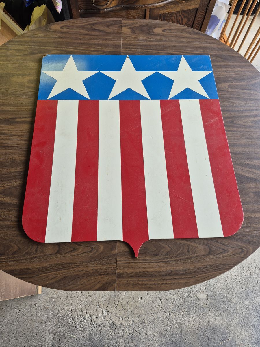 Vintage Flag sign  stars and stripes