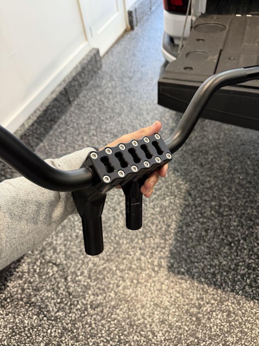 TC bros 6” risers with ODI bars