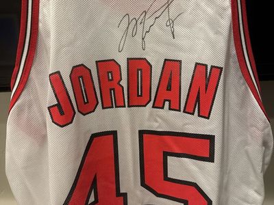 Michael Jordan signed jersey