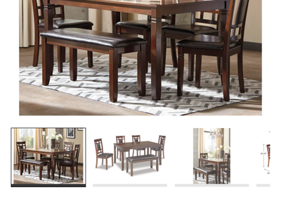 Ashley Furniture Bennox Dining Set