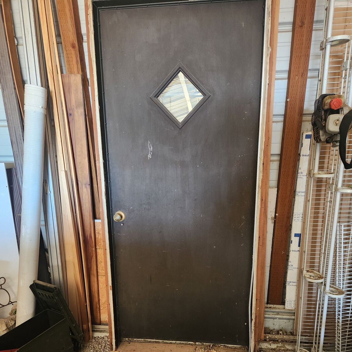 solid wood entry door and misc other doors