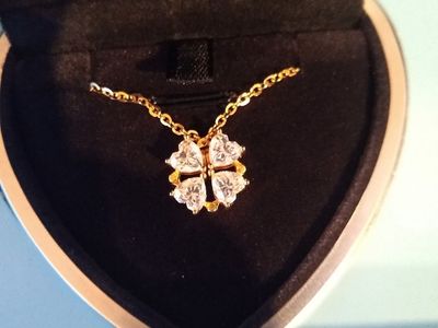 New diamond necklace