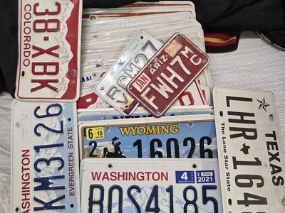 Bulk License Plate Lot (5 for $10)
