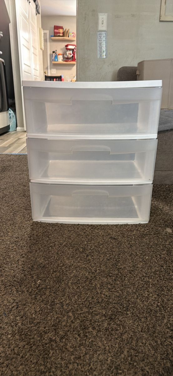 3 Wide Drawers