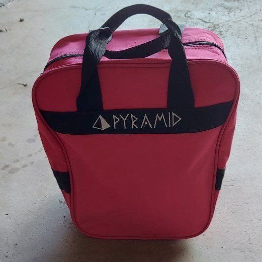 Pyramid Prime Single Tote Pink Bowling Ball Bag with Foam Ball Holder
