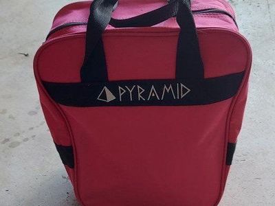 Pyramid Prime Single Tote Pink Bowling Ball Bag with Foam Ball Holder