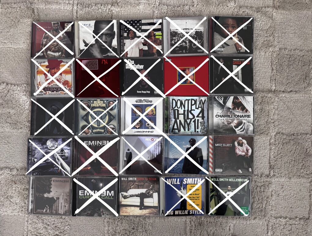 Hip Hop & Pop Cds Lot