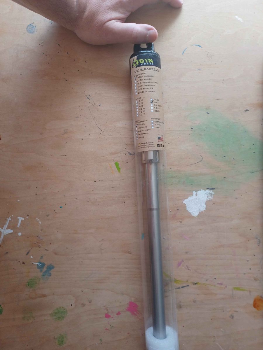 Odin Works Stainless Steel Gun Barrel 16 inch 300 BLK (New, still in packaging)