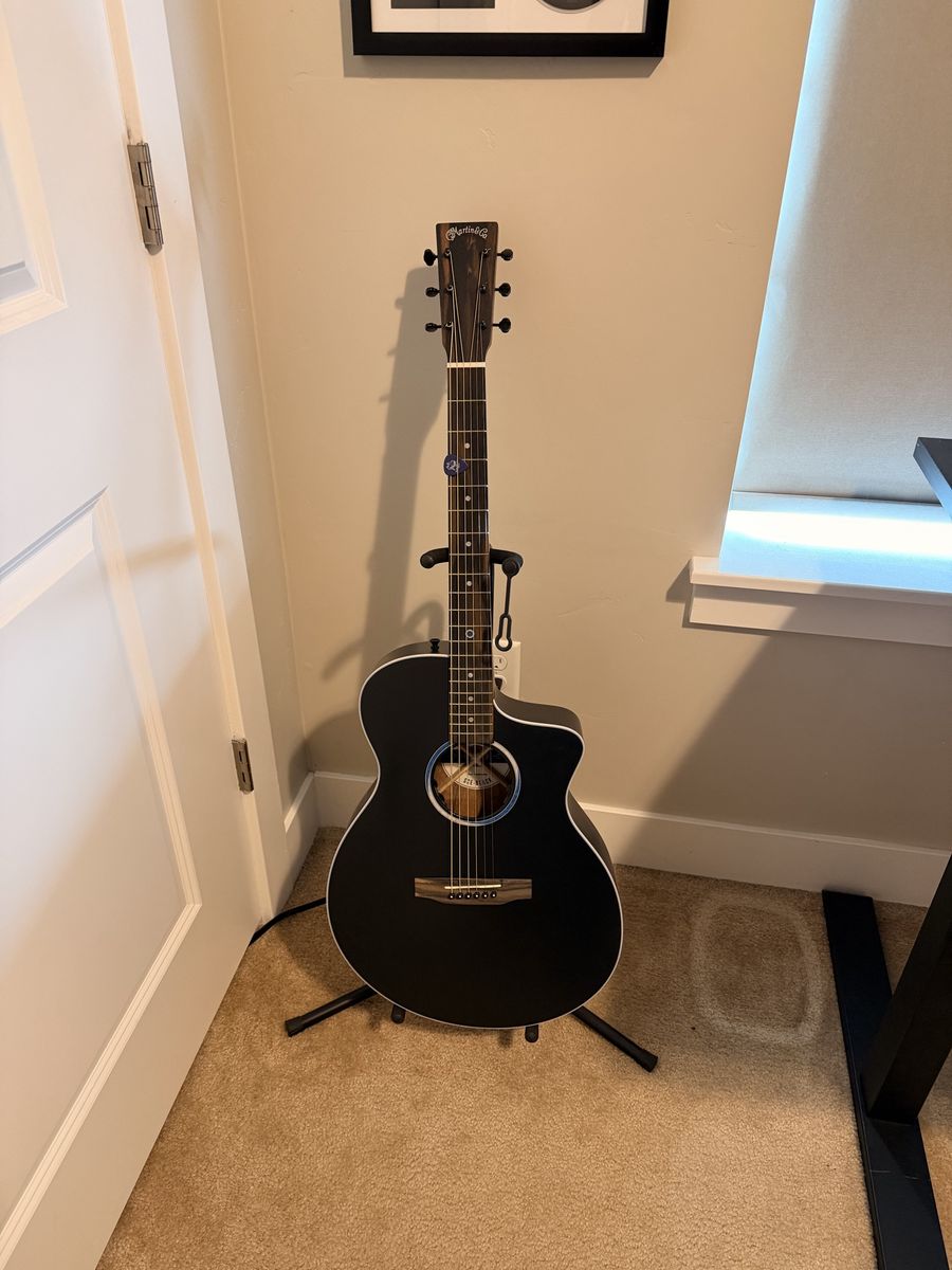 Martin SCE Black Acoustic Electric Guitar