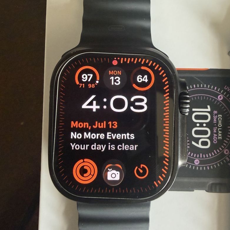 Black Apple Ultra 3 Watch
