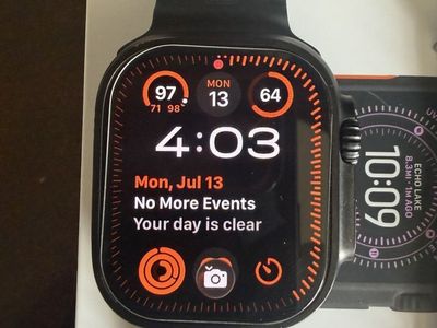 Black Apple Ultra 3 Watch