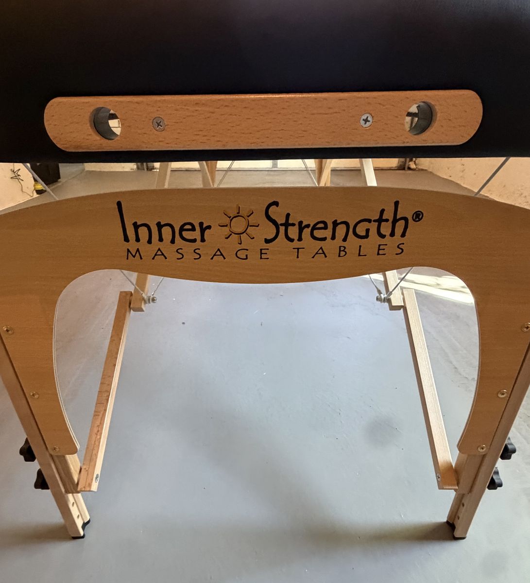 Inner Strength E2 Massage Table - 30 x 73, adjustable headrest with face pillow, bolster, and carrying bag