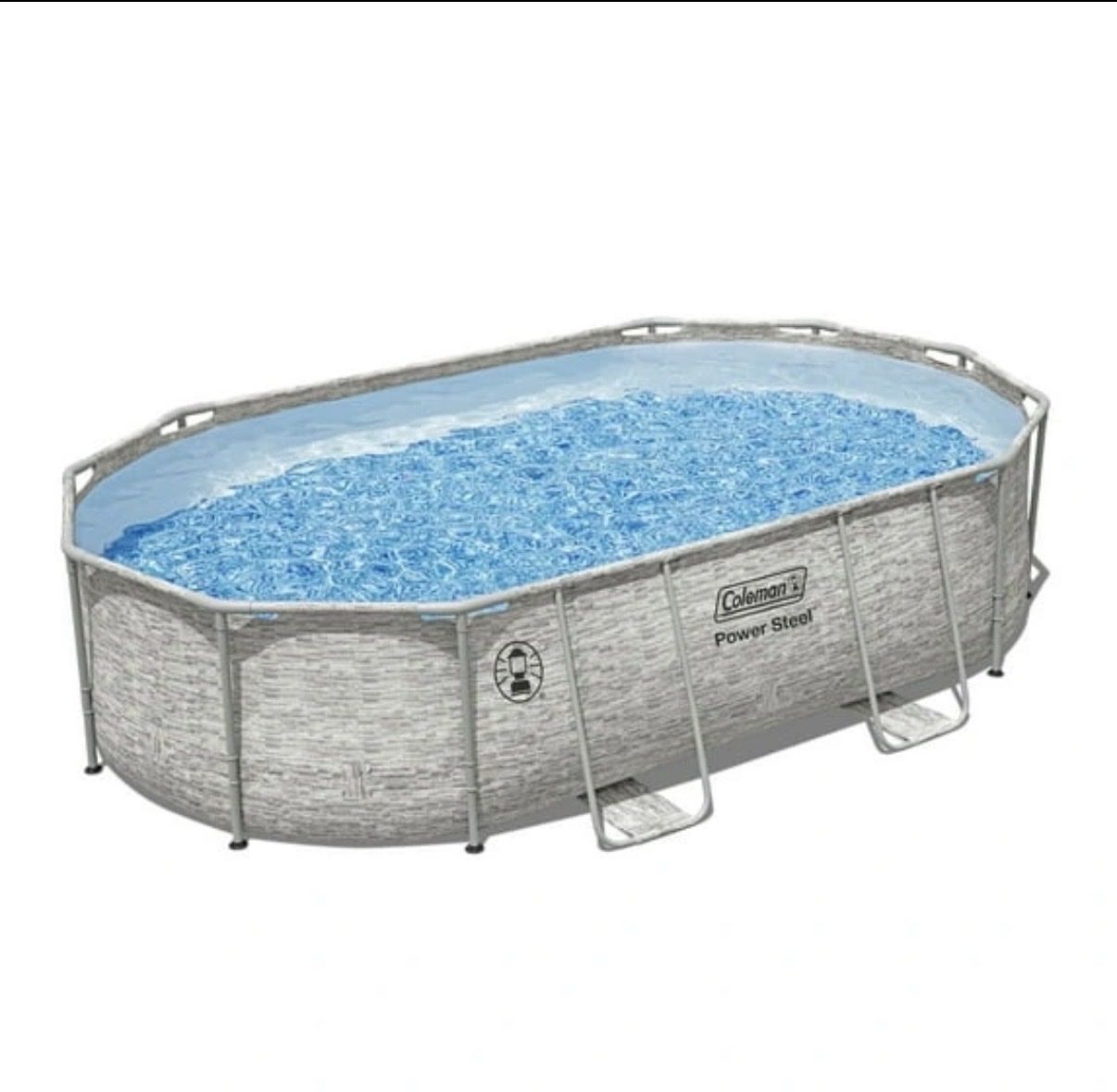 NEW IN BOX Coleman Power Steel Oval Above Ground Pool Set 16x10x42 retails for $650!