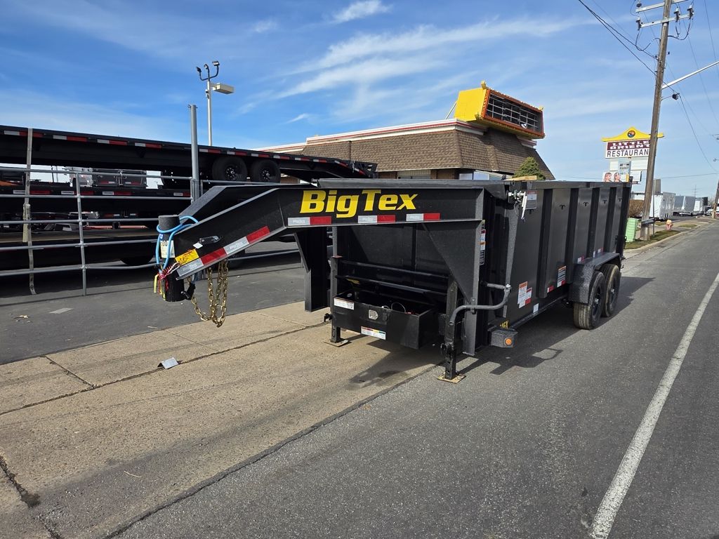 2026 Big Tex Trailers 7X16 Gooseneck 15.9K 4' Side