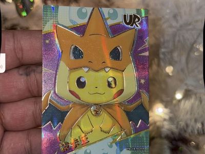 Poncho Pikachu Mega Charizard X