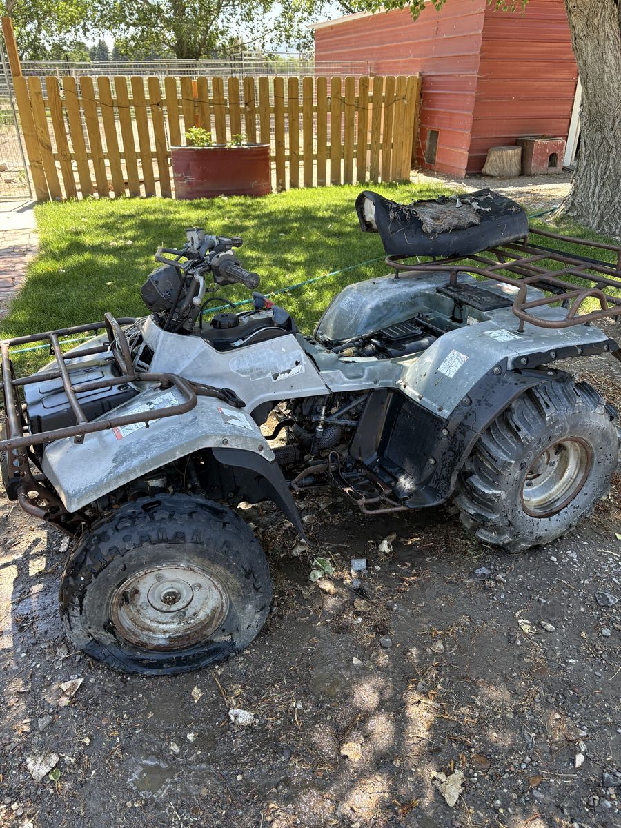 Suzuki QuadRunner 250 4x4 ATV - Rough Condition, for Parts or Project