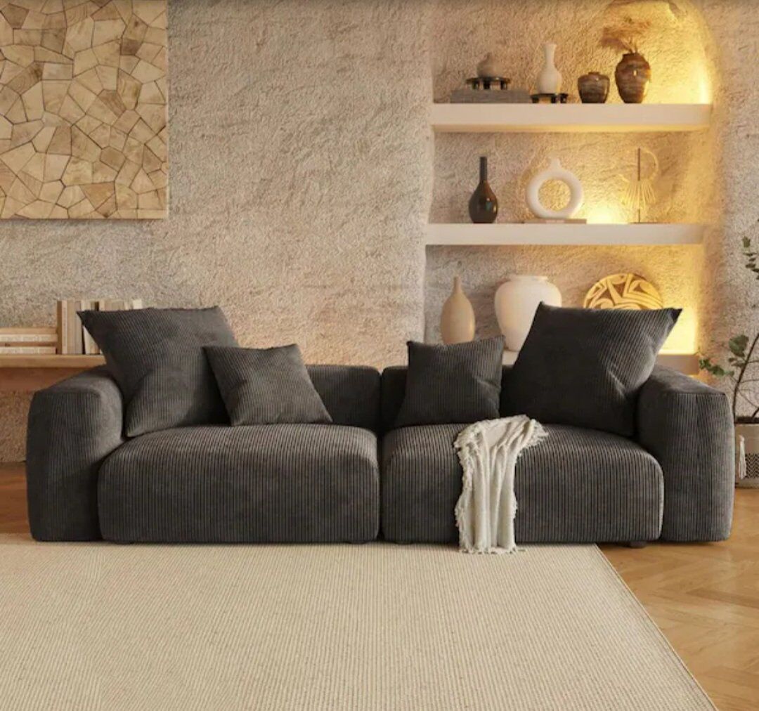 Oversized Deep Seat Sofa
Modern 102 in. Square Arm