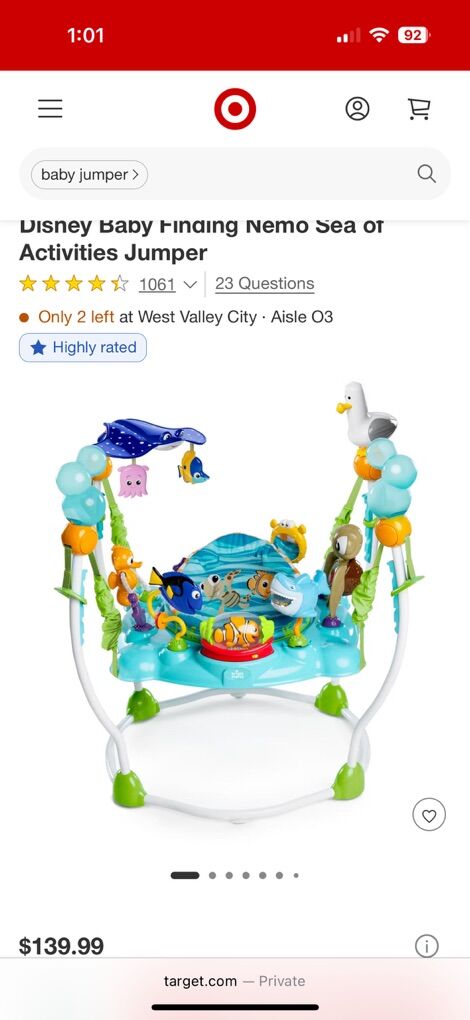 Finding Nemo Baby Jumper