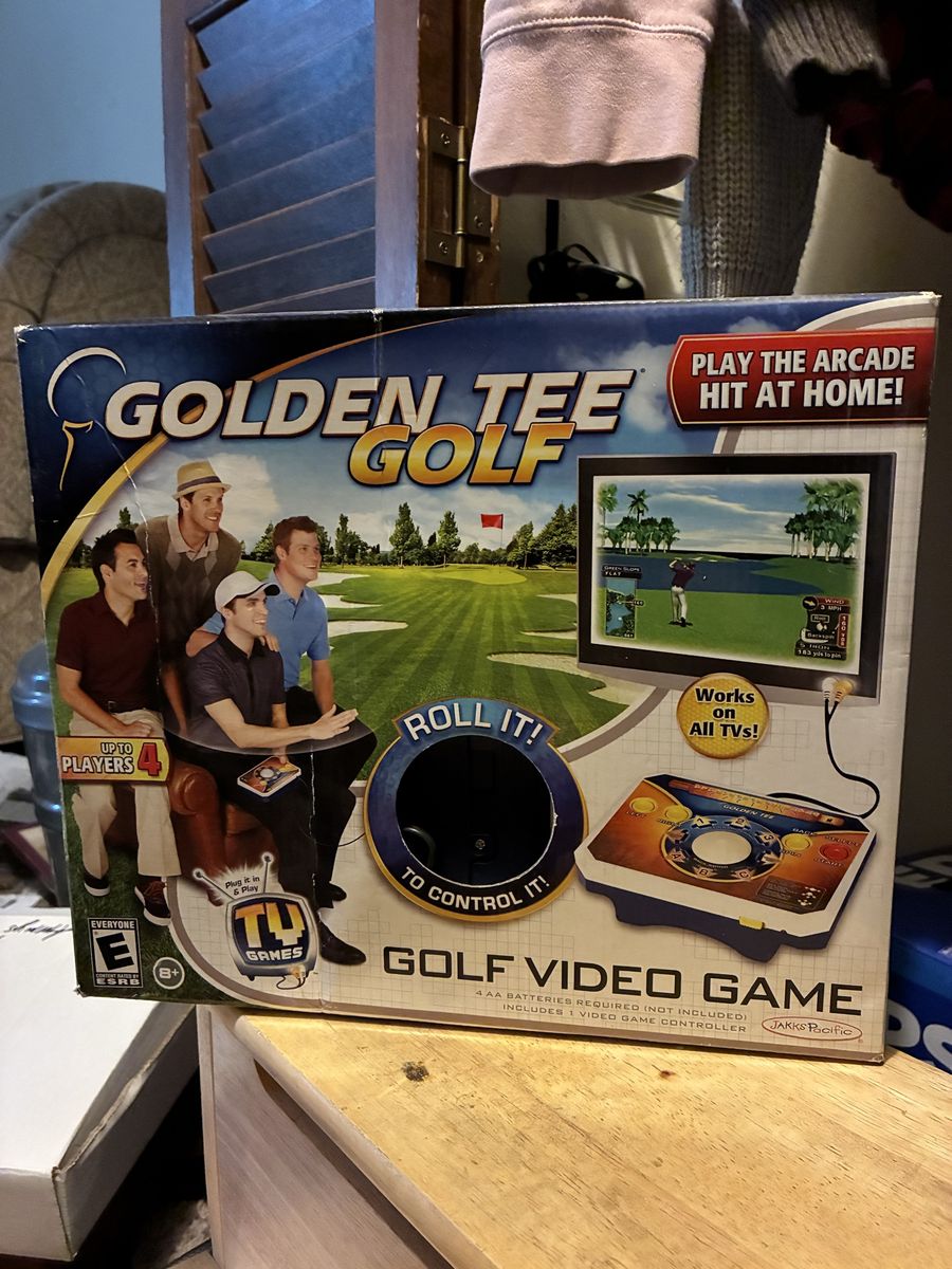 Jakks Pacific Golden Tee Golf TV Games Plug and Play Video Game