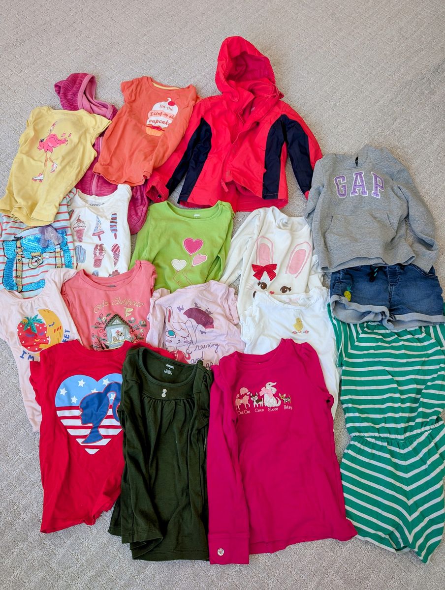 Girls Size 6–7 Large School Clothes Bundle