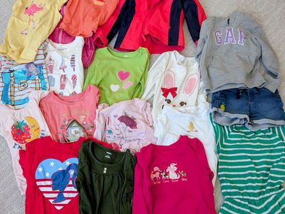 Girls Size 6–7 Large School Clothes Bundle