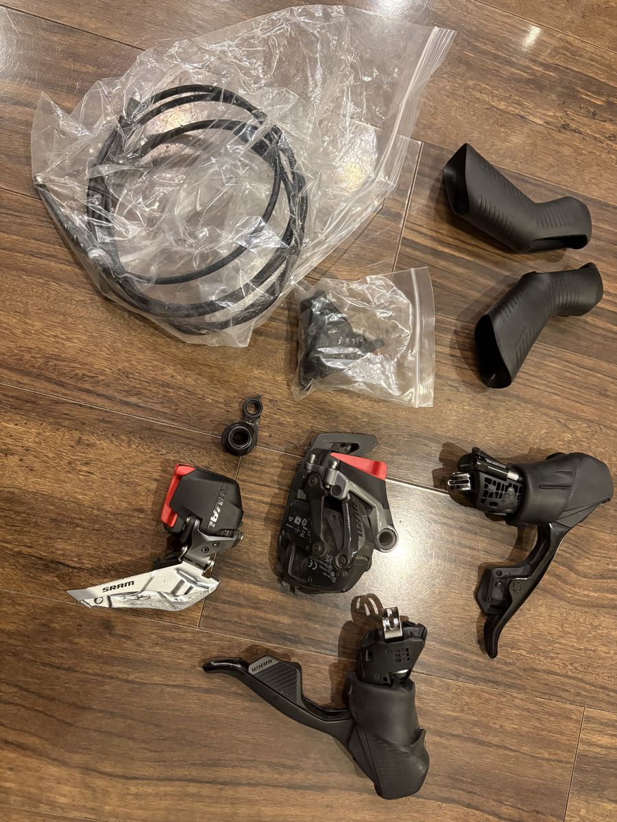 2024 SRAM Rival eTap AXS Electronic Groupset Shifters and Derailleurs